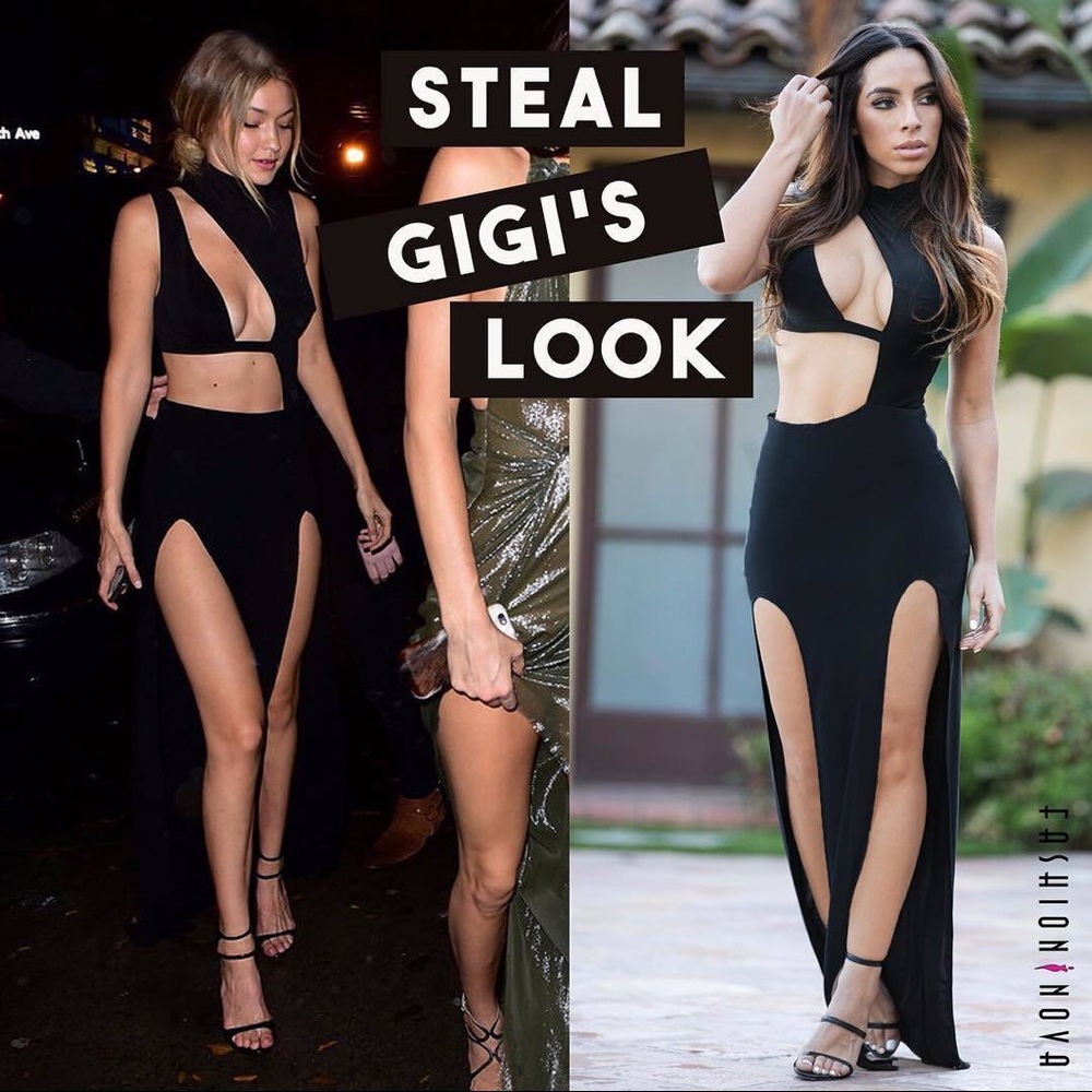 Fashion nova slit dress
